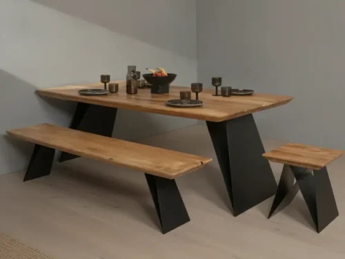 Eettafel Qelvulcampo 240 x 100 cm