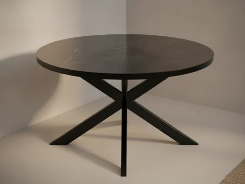 Eettafel Ravondora 80 x 13 cm rond marmer
