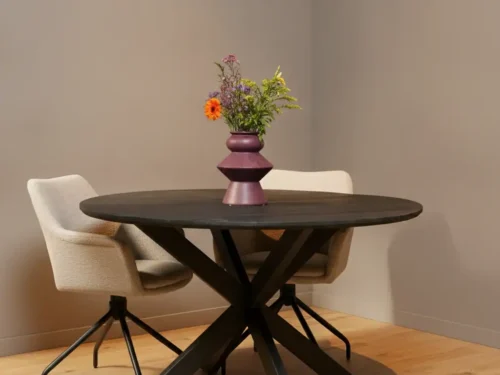 Eettafel Ravosaro 130 x 130 cm rond