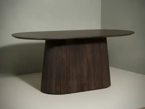 Eettafel Silvulrocca ovaal naturel