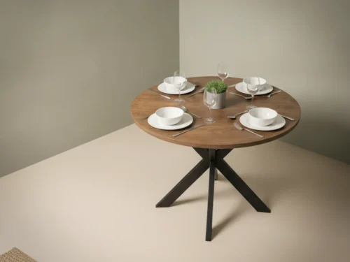 Eettafel Skando Zwart 125 cm