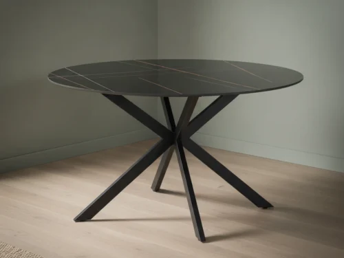 Eettafel Skeivond Zwart