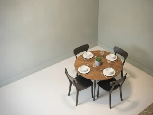 Eettafel Slaulesta Zwart 190 cm