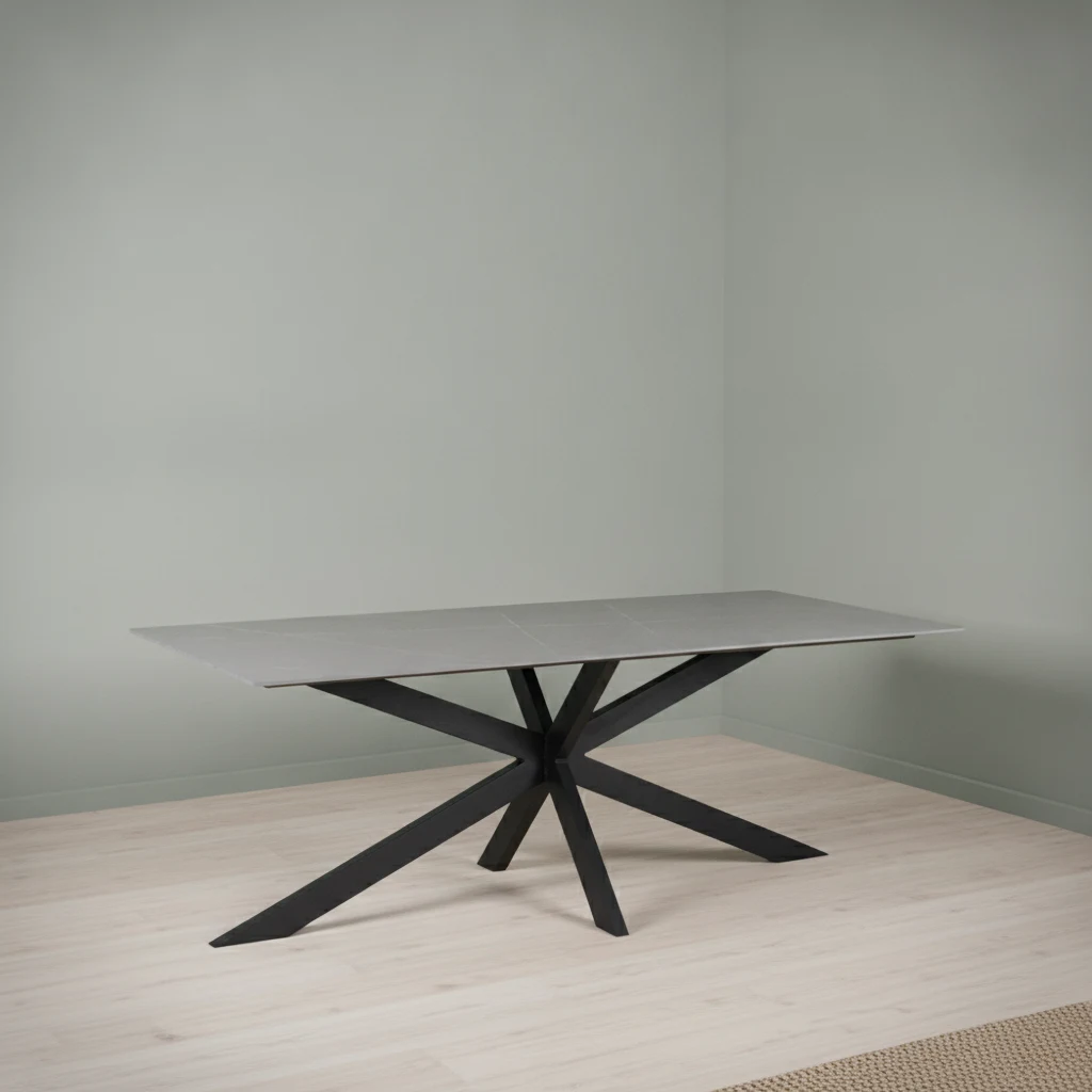 Eettafel Staandir Grijs 230x100 cm