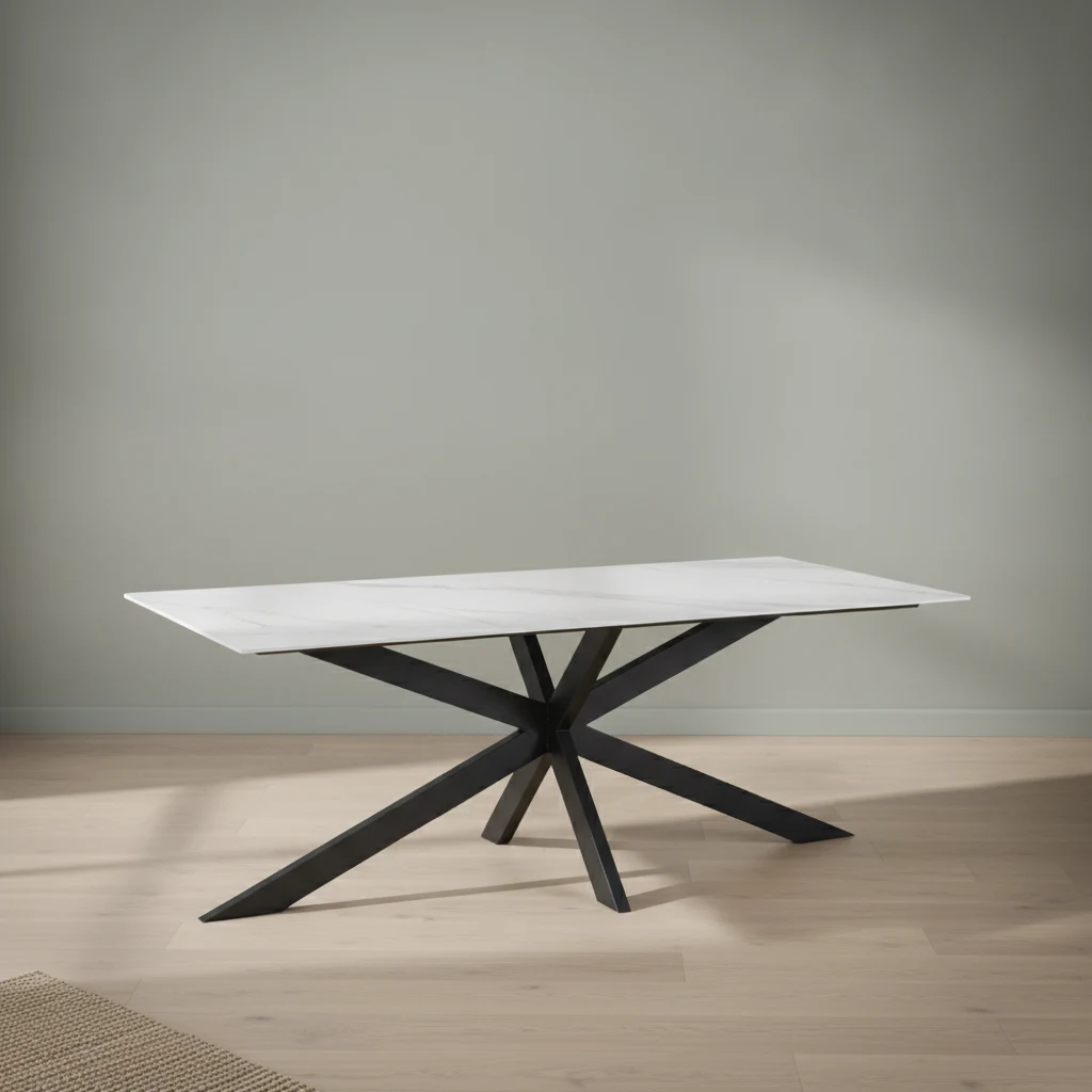 Eettafel Sturmis Wit 210x100 cm