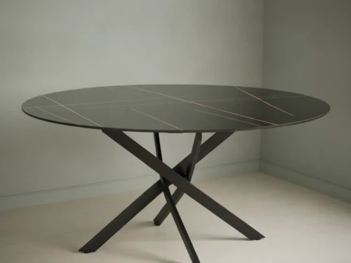 Eettafel Taarnona Zwart 150 cm