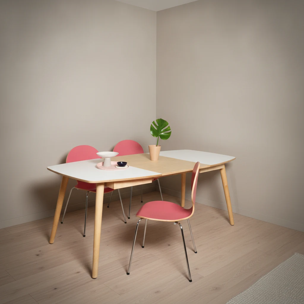 Eettafel Tedis Wit 120x90 cm