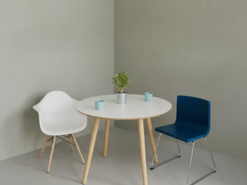 Eettafel Tralvero Wit Ø105 cm