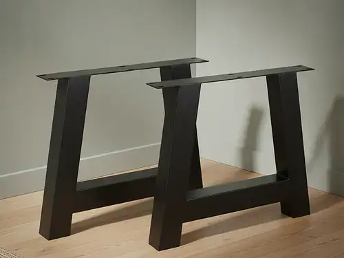 Eettafel Uithuizen Zwart - Set van 2