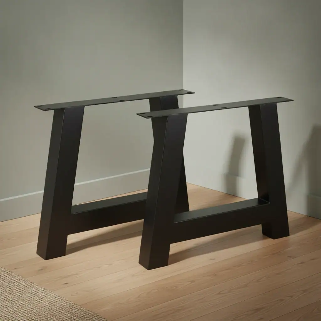 Eettafel Uithuizen Zwart - Set van 2
