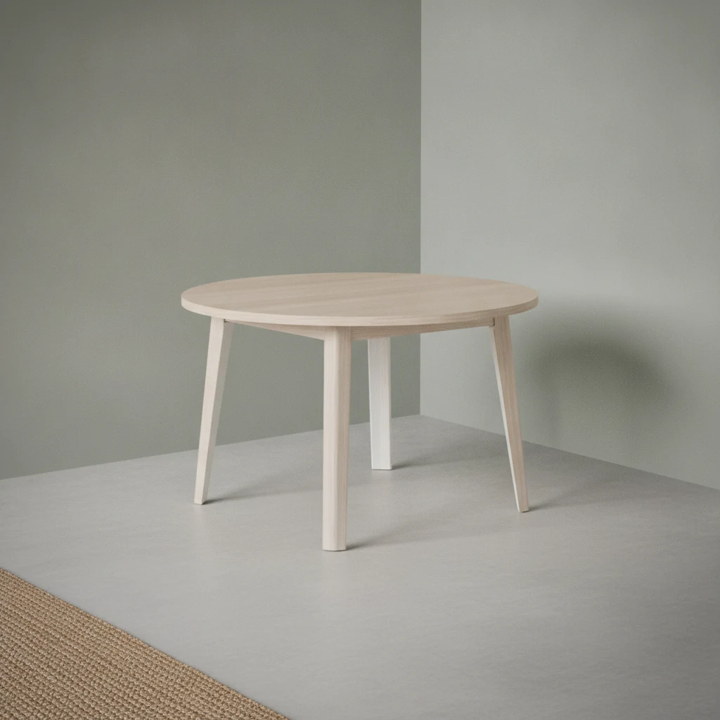 Eettafel Velli Wit Ø120 cm