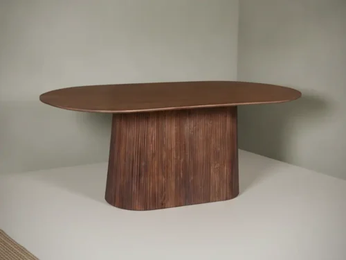 Eettafel Vervansaro ovaal mangohout