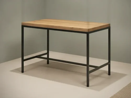 Eettafel Walmavluna 80 x 90 cm mangohout naturel