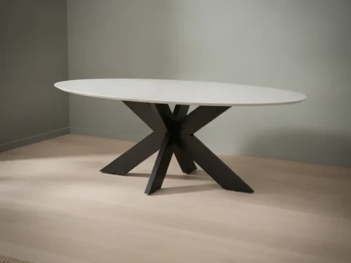 Eettafel Walmerocca 100 x 77 cm ovaal