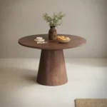 Eettafel Zarvasaro rond mangohout