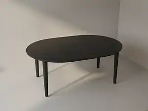 Eettafel Zarvicanto 130 cm rond eikenhout uitschuifbaar