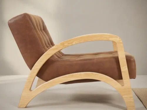 Fauteuil Baansik Cognac