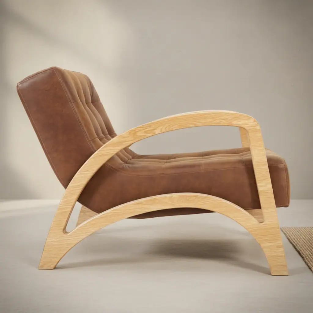 Fauteuil Baansik Cognac