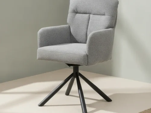 Fauteuil Daabon Grenen Zwart