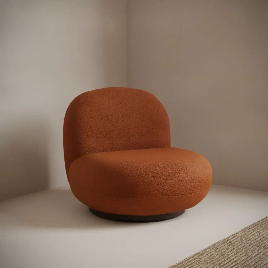 Fauteuil Flumaro Kunstleer Oranje