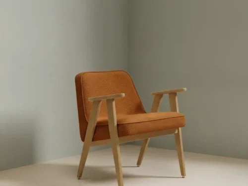 Fauteuil Skorra Bouclé