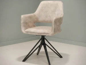 Fauteuil Slookan Velvet Beige