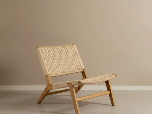 Fauteuil Sooly Hout Wit