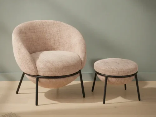 Fauteuil Taudi Roze