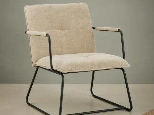 Fauteuil Viola Chenille Beige