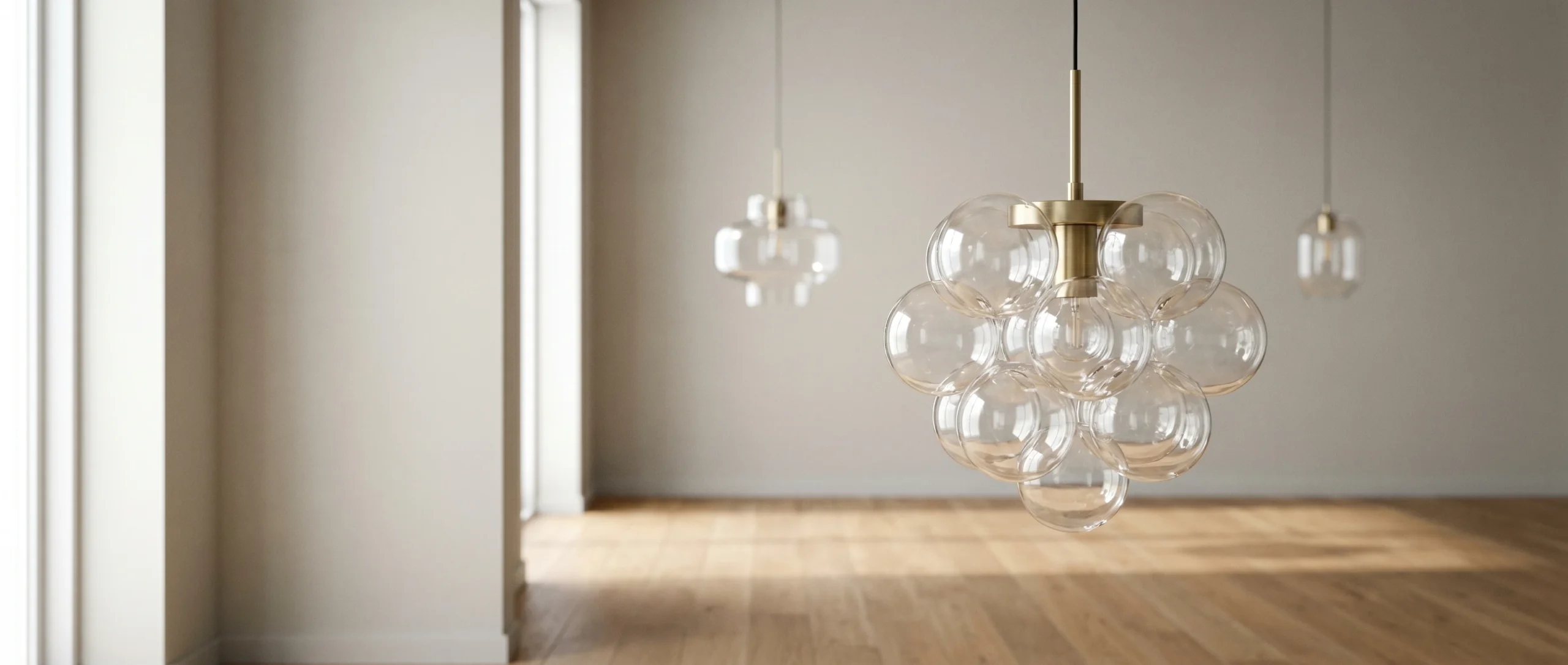 Glazen plafondlampen