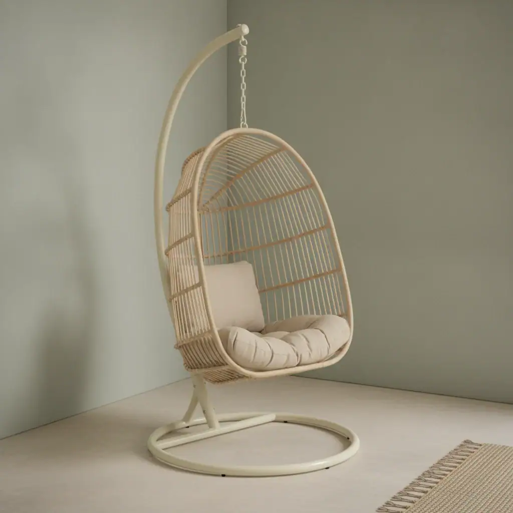 Hangstoel Mandos Beige
