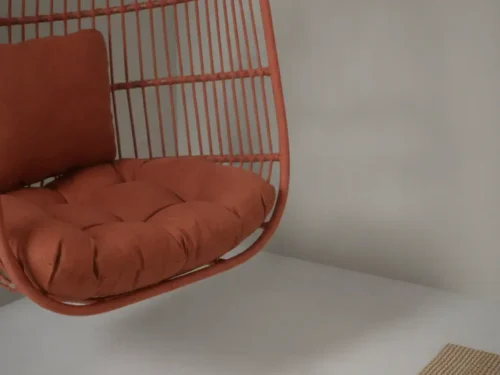 Hangstoel Zeskora Rood