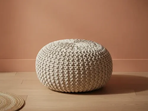 Hocker Foommin Beige