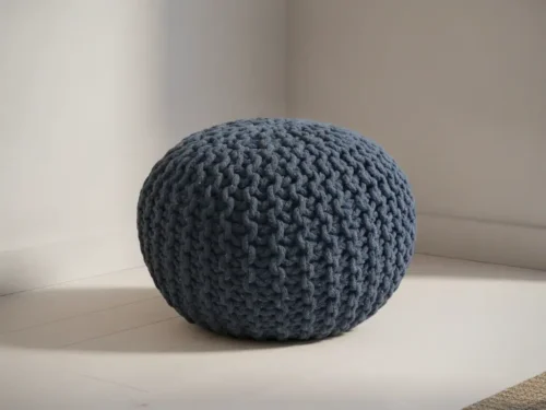 Hocker Leetano Blauw