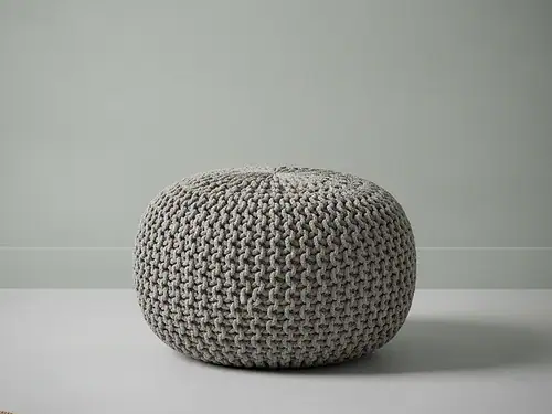Hocker Naandine Beige