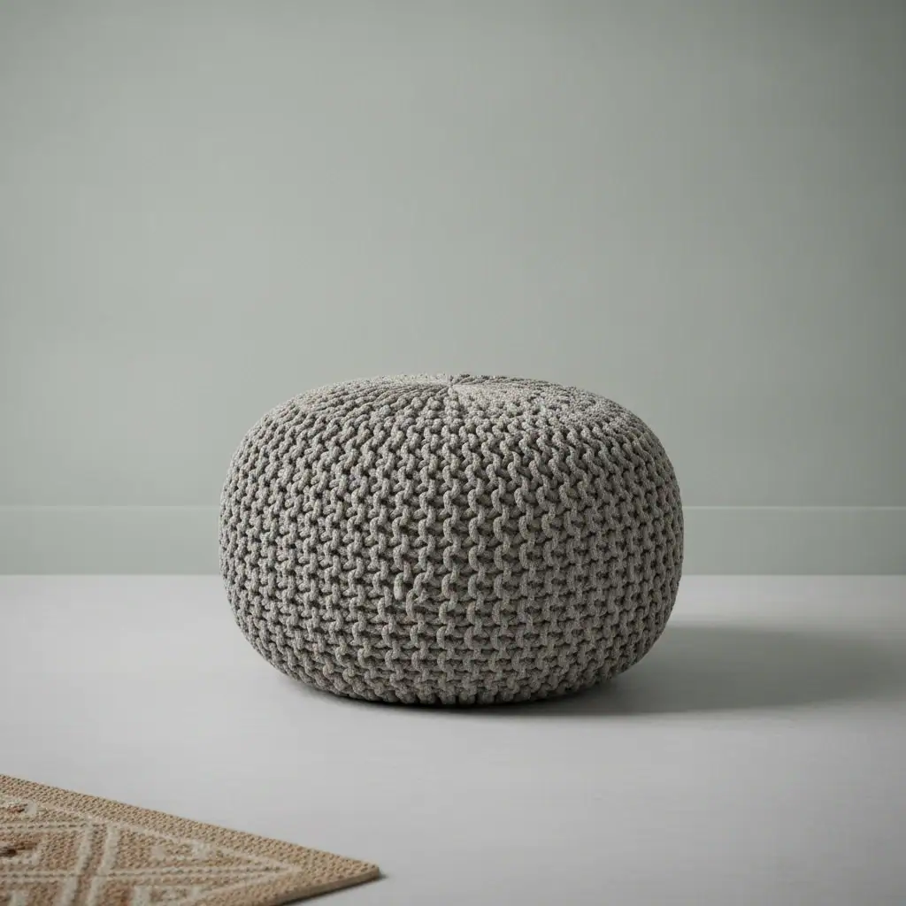 Hocker Naandine Beige