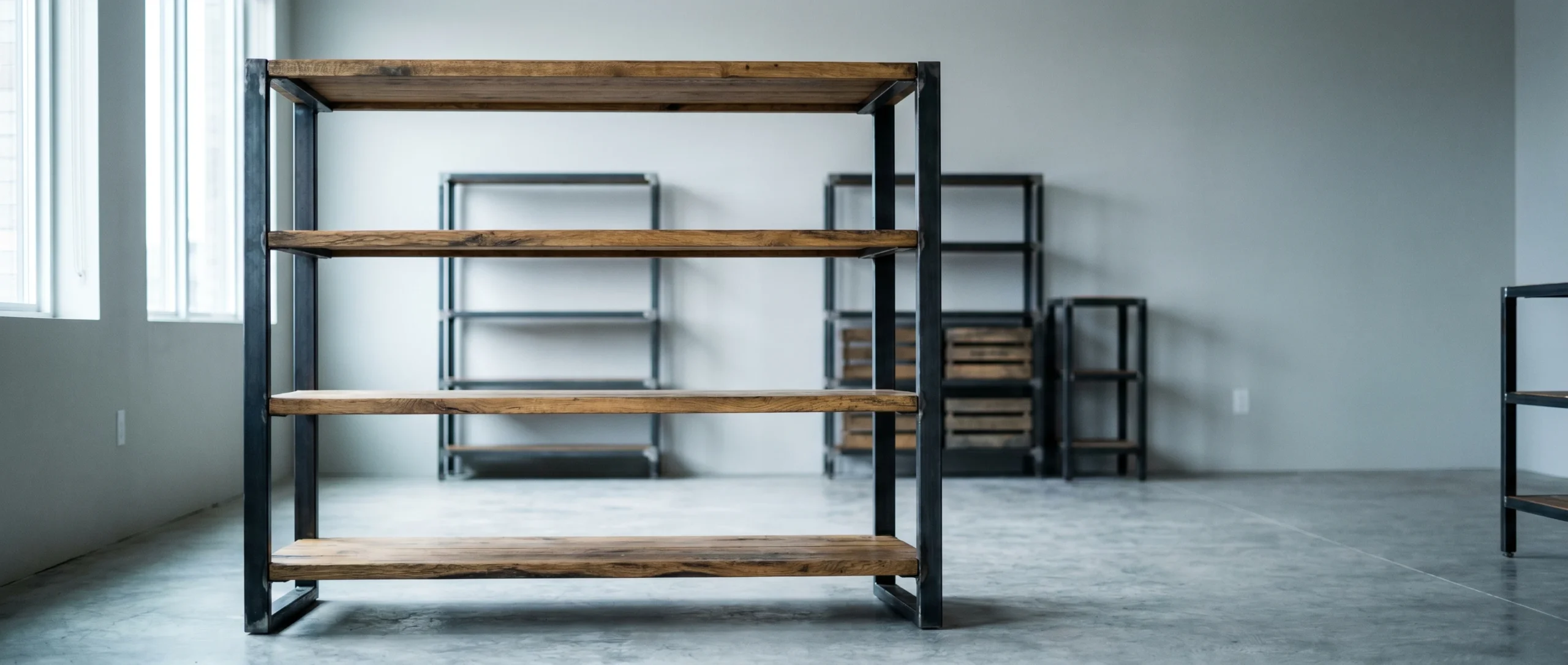Industriële boekenkasten