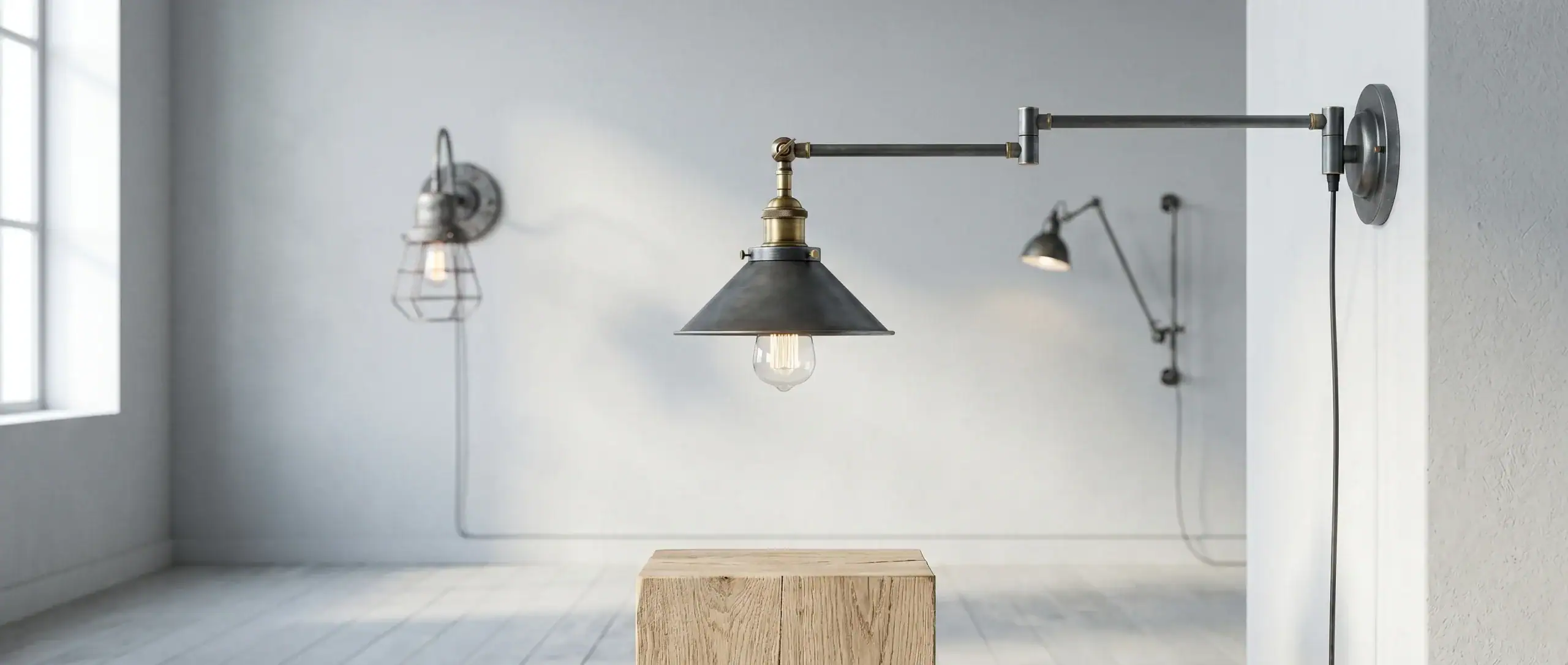 Industriële wandlampen