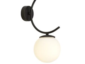Wandlamp Hisek Zwart Ø15 cm