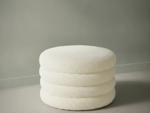 Kruk Peerdona Polyester Wit