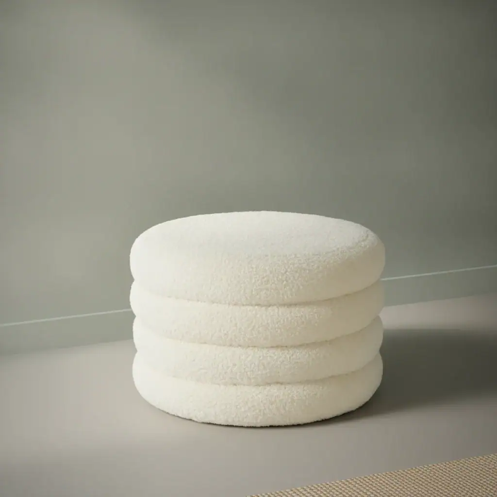 Kruk Peerdona Polyester Wit