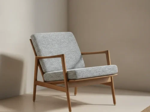 Loungestoel Kaubir Hout Indigo
