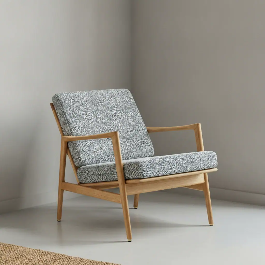 Loungestoel Lielvaro Hout Naturel