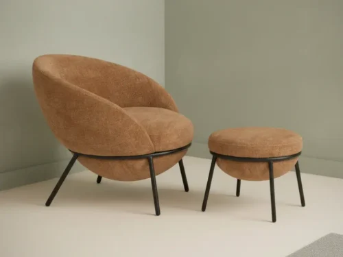 Loungestoel Skurro Bruin