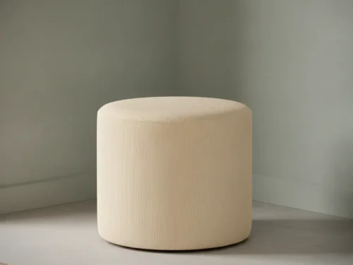 Poef Baudella MDF Beige