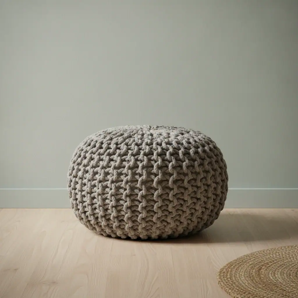 Poef Faunel Beige