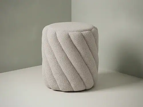 Poef Grisol Polyester Grijs