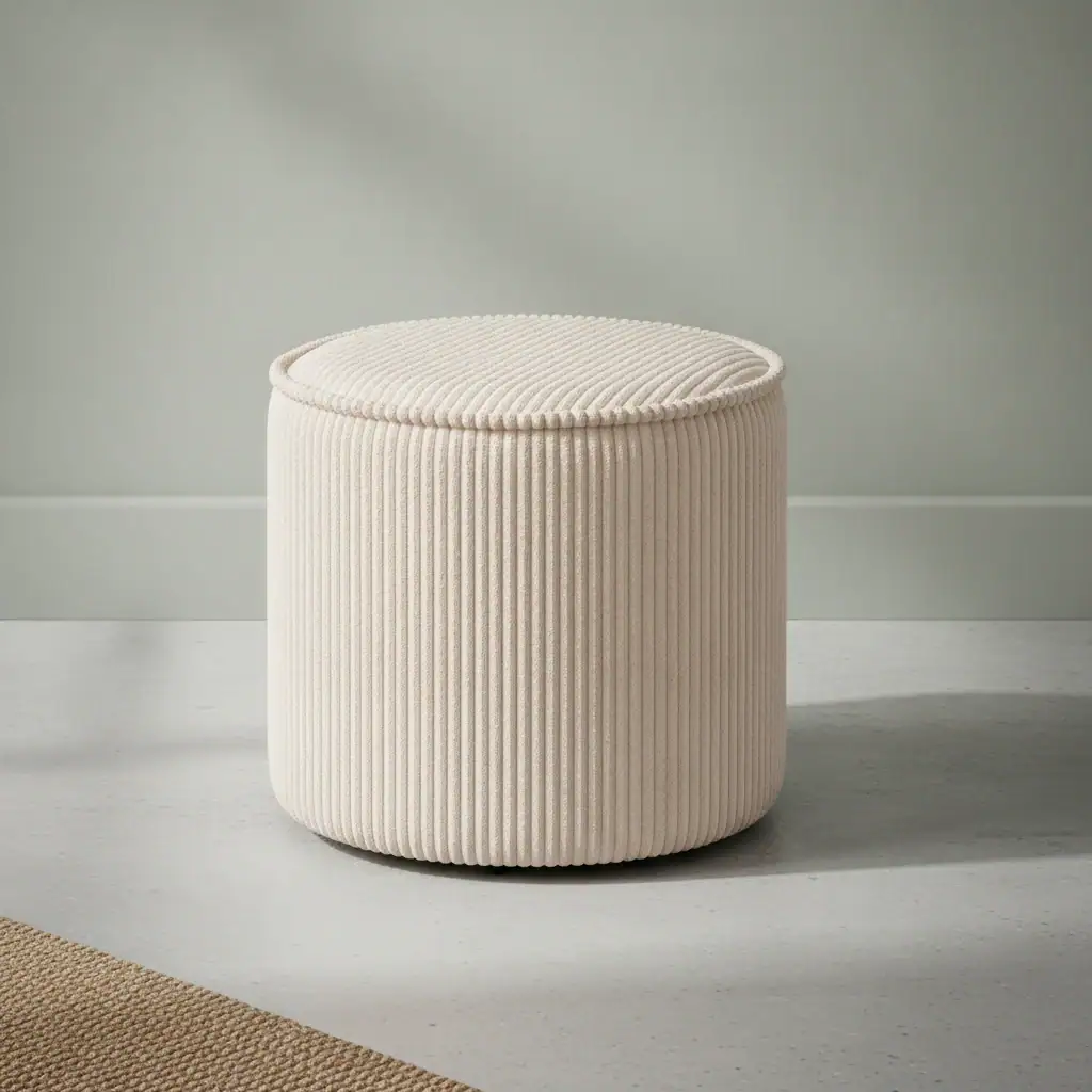 Poef Grorrin Polyester Beige