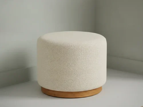 Poef Laullis Polyester Zand
