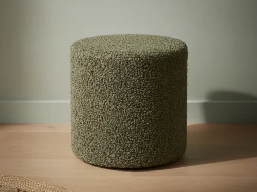 Poef Skandik Polyester Groen